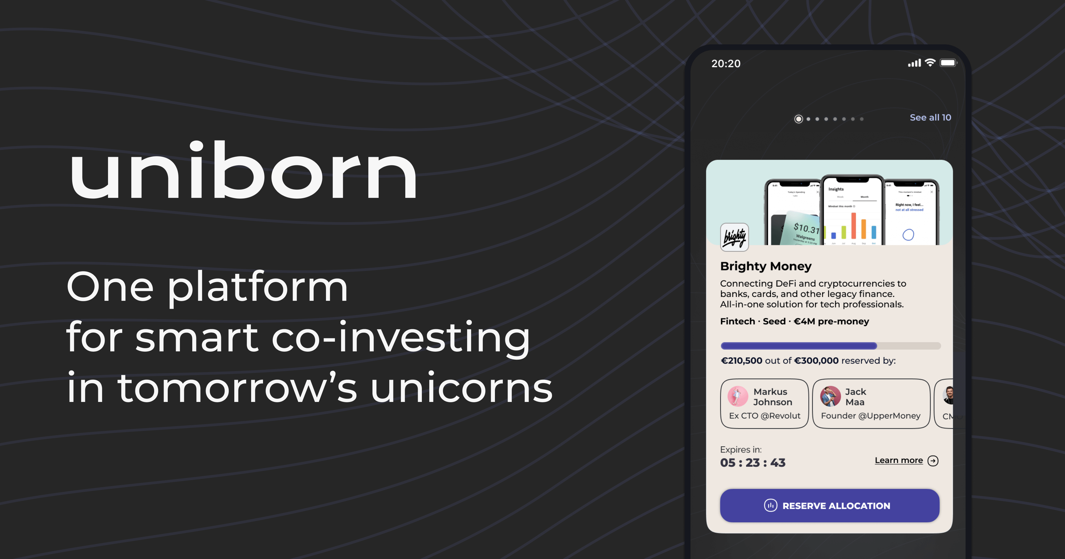 Uniborn | Co-invest in startups alongside notable investors